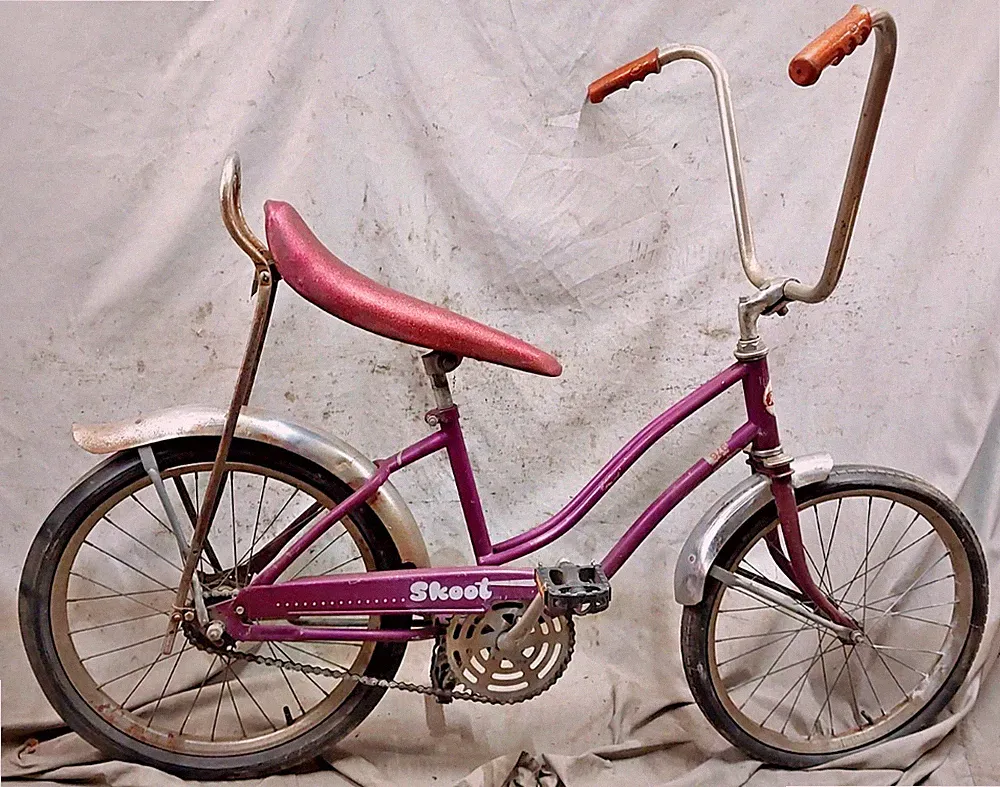 1959 Rollfast Skoot 20" Kids Bike SS Single Speed Fenders Pink Steel Lowrider :)