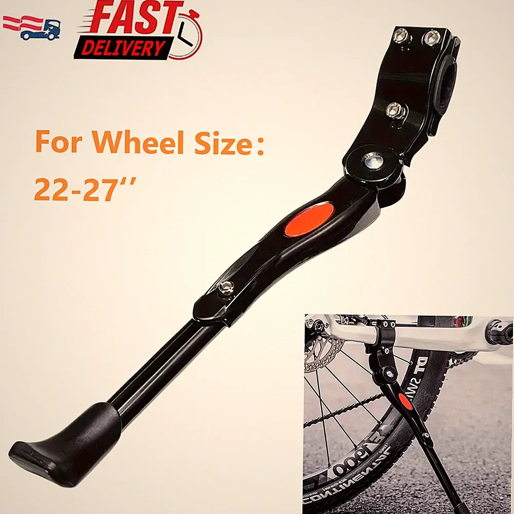 Adjustable Bicycle Kickstand Non-Slip Easy Bike Side Kick Stand for Most 22"-27"