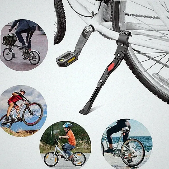 Adjustable Bike Kickstand Parking Rack Bicycle Side Support Kickstand Mountain