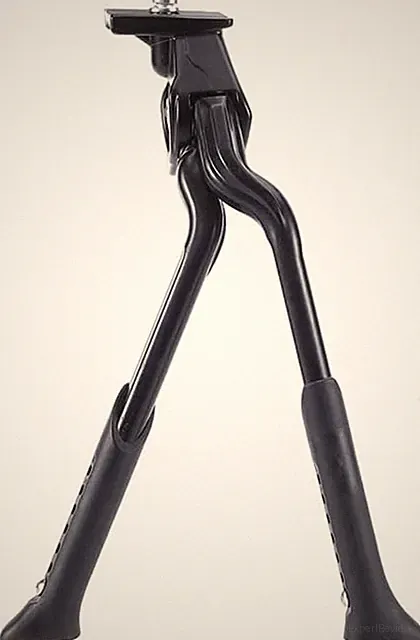 Adjustable Bike Kickstand with Center Mount Double Legs Aluminium Alloy Anti-Sli