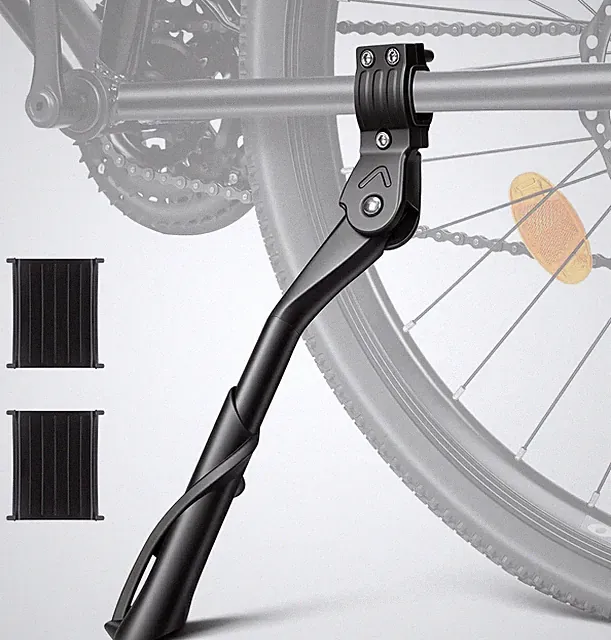 Bike Kickstand 24"-29", Adjustable Height Bike Stand for Adult Bike, Electric...