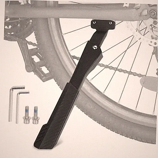 Bike Kickstand,Adjustable Adult Bicycle Kickstand for 24"-29" Ebike,Mountain