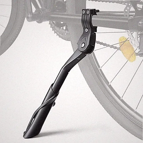 Bike Kickstand Adjustable Height, Bicycle Kickstand Reinforced Aluminum Alloy