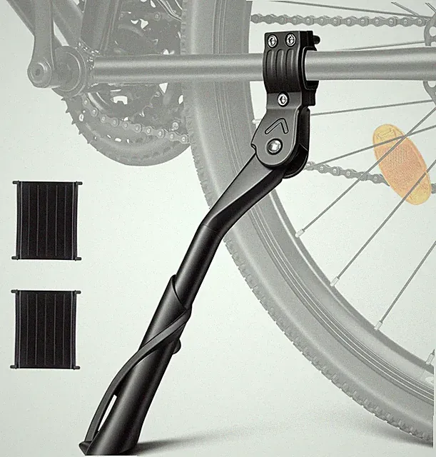 Bike Kickstand for Adult Bike, Adjustable Rear Side Bike Kick Stand for 24”-29"