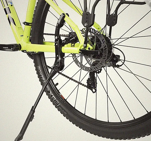 Bike Kickstand - Lightweight Aluminum Alloy Rear Side Kick Stand for 24-28" Bike