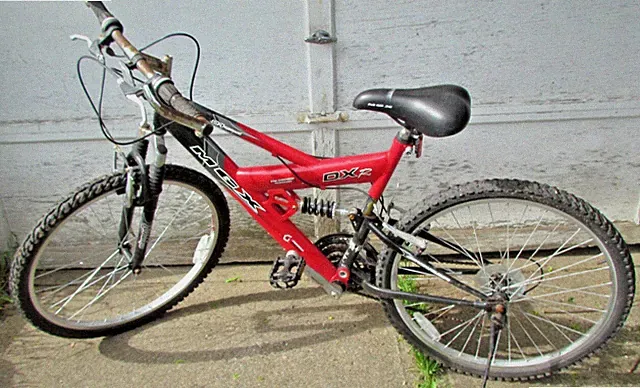 Mongoose MGX 26" Dual Suspension 21 Speed DXR SRAM Racing Grip Shift Break