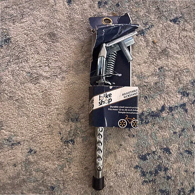 NEW Bike Shop Adjustable Kickstand fits most 12-26 in. Bikes, Steel Construction