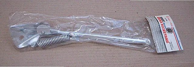 Vintage Bicycle Old School BMX Alloy Kickstand For 20 in Alloy SIlver