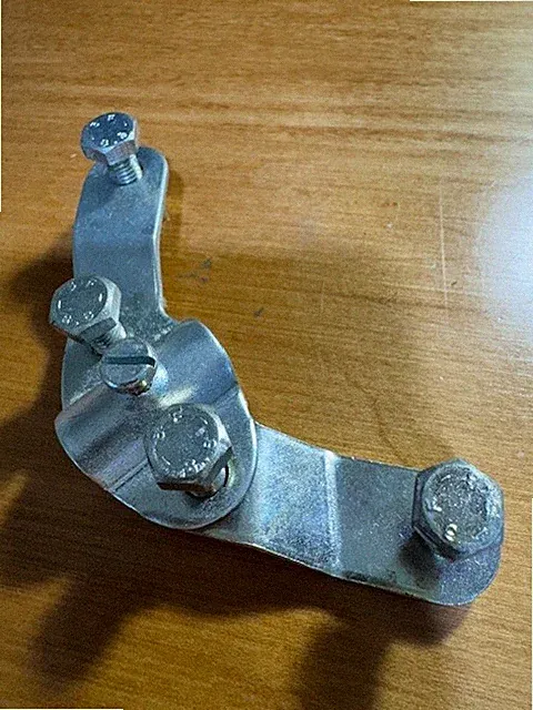 VINTAGE OLD SCHOOL BIKE GENERATOR AND LIGHT BRACKET FITS SEAT STAYS ON ROAD BIKE